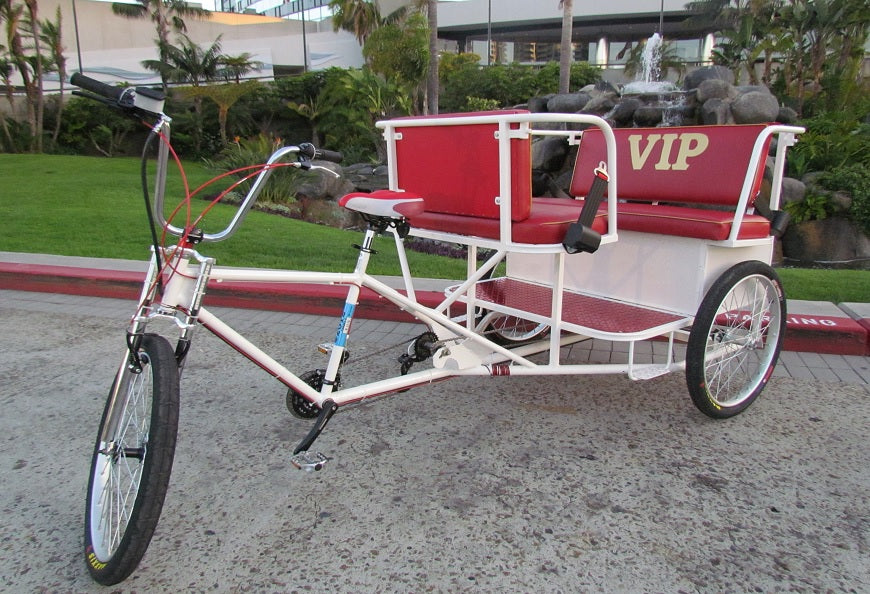 VIP Pedicab Rickshaw Bike Sales Clean Healthy and Fun Transportation Used Pedicabs